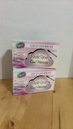 Light Up Cloud Memo Box