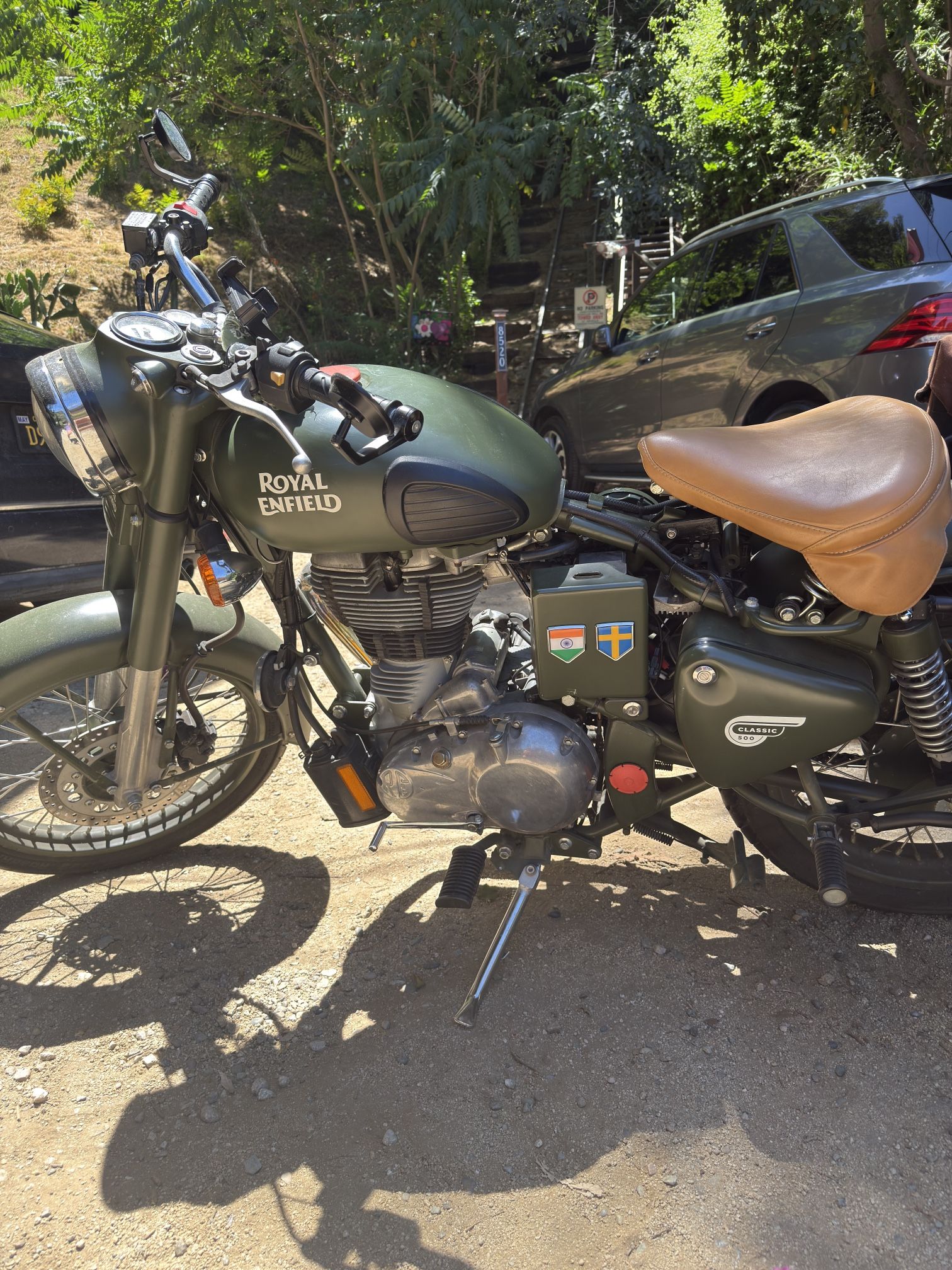 Royal Enfield Classic 500cc. Super Low Miles 1000 Military Green