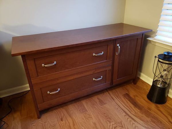 Solid Wood Credenza Filing Cabinet With Storage For Sale In Apex