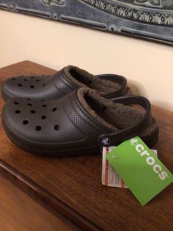 Crocs Lined Clog W10/M8 NWT