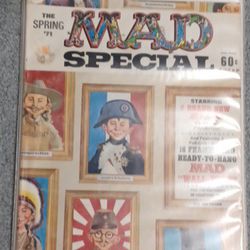Mad Magazine Special 1971 With Wall Nuts Insert Photos Spring