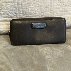New Marc By Marc Jacobs Grey Leather Wallet