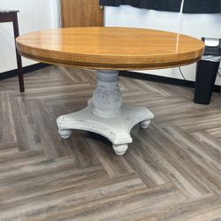 Farmhouse Solid Wood Table, W 41/2, H 2’9
