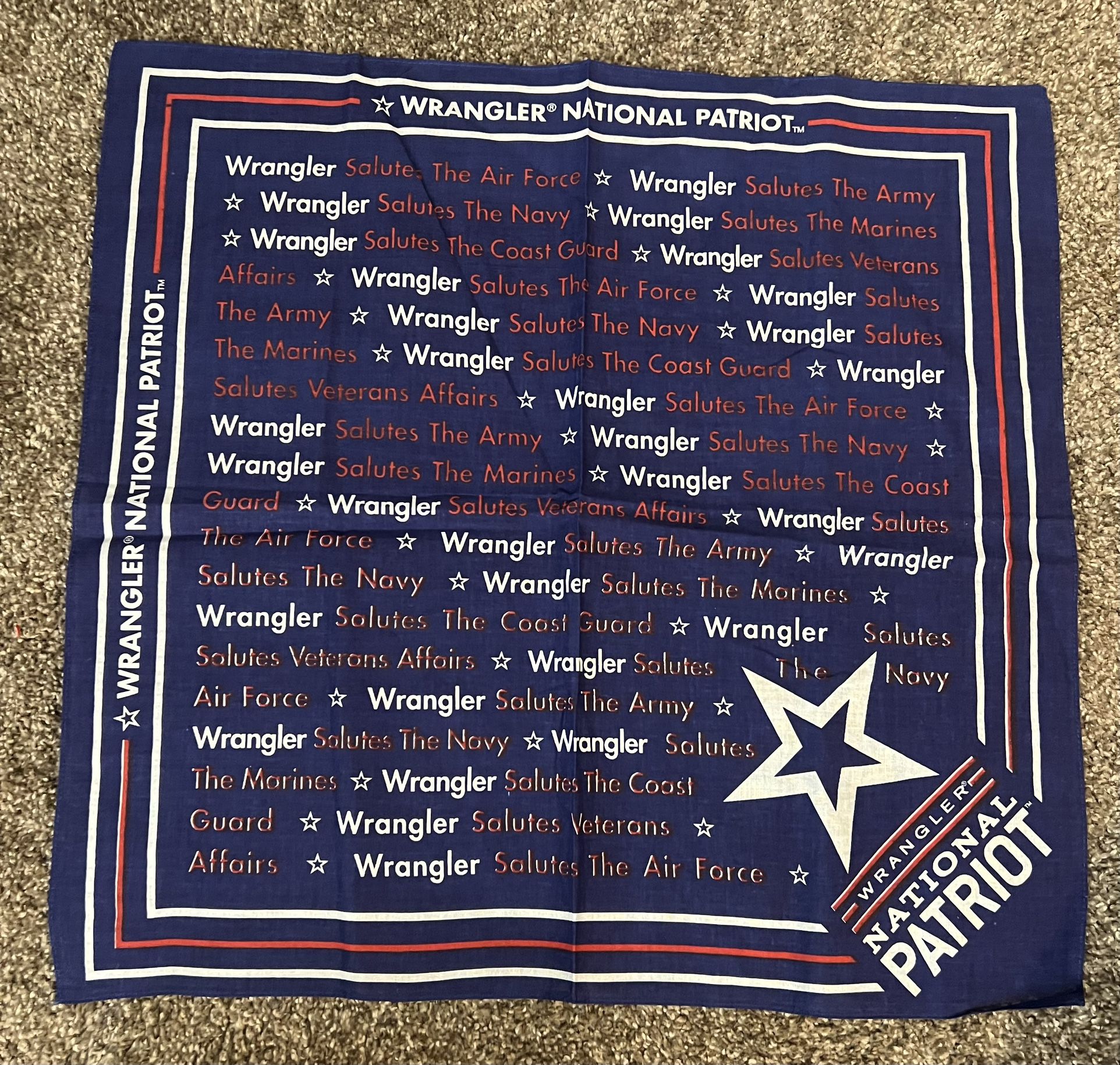 4 Vintage Bandannas / Handkerchiefs