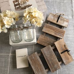 Mason Jar Wall Sconces