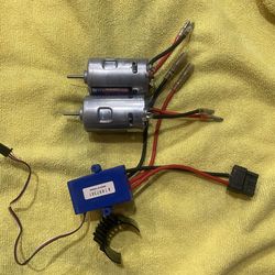 Traxxas XL5 ESC, two 12T Motors and Heat Sink