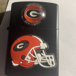 Georgia Bulldogs, new fliptop lighter fluid, not included