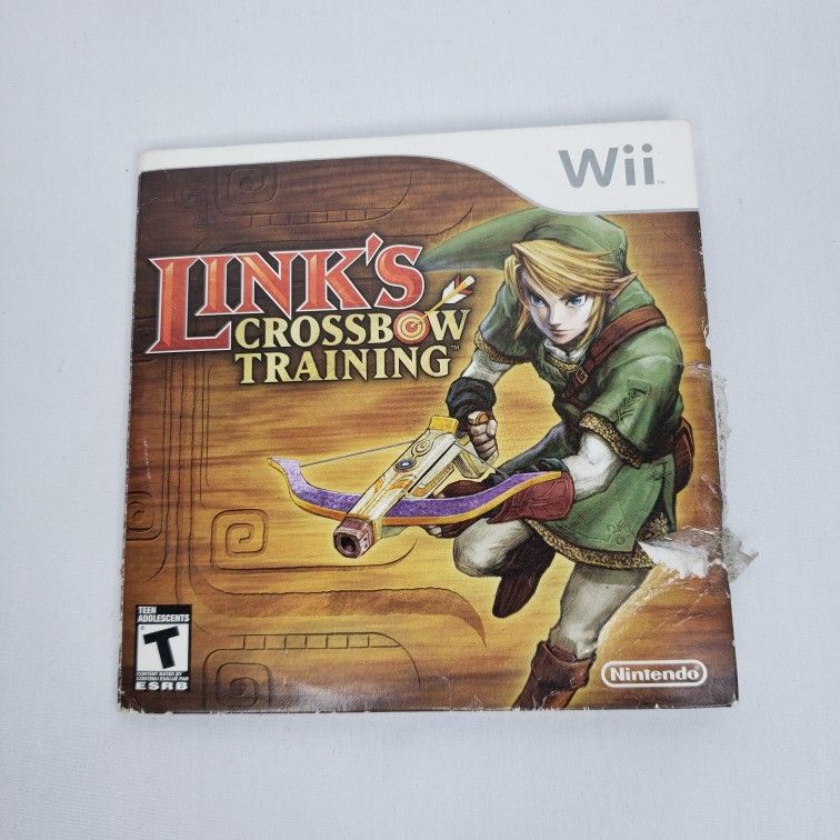 Wii Links Crossbow Training Game With Manual 