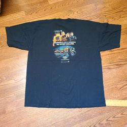 Vintage Fantastic Four Movie promo black  tee 2005 Victory Motorcycle 