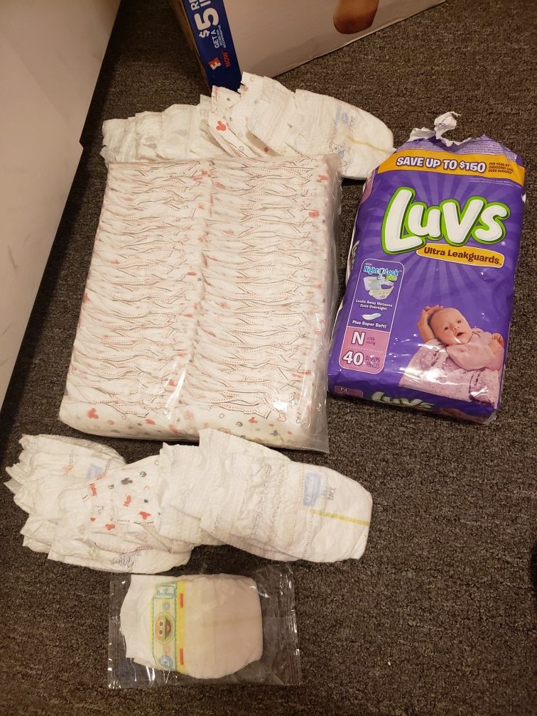 Newborn diapers