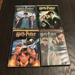 Harry Potter DVD collection titles as shown 
