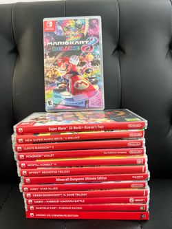 Selling Switch games; ask for the price of each game.