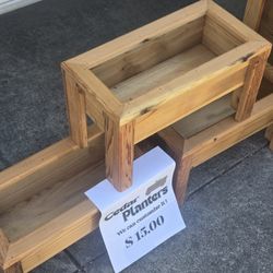 Macetas De Cedro Para Plantas Y Organizadores Para Pomos Ect