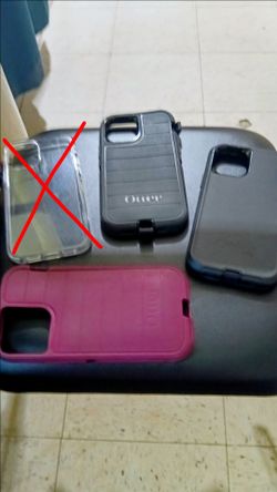 Otter Box Cases for 12 Pro I Phones Great Conditions Asking $10 Each Firm on Price