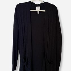 Woman’s Black Cardigan Size M