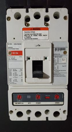 Cutler hammer 400amps breaker