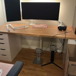 IKEA Alex Desk Set Up