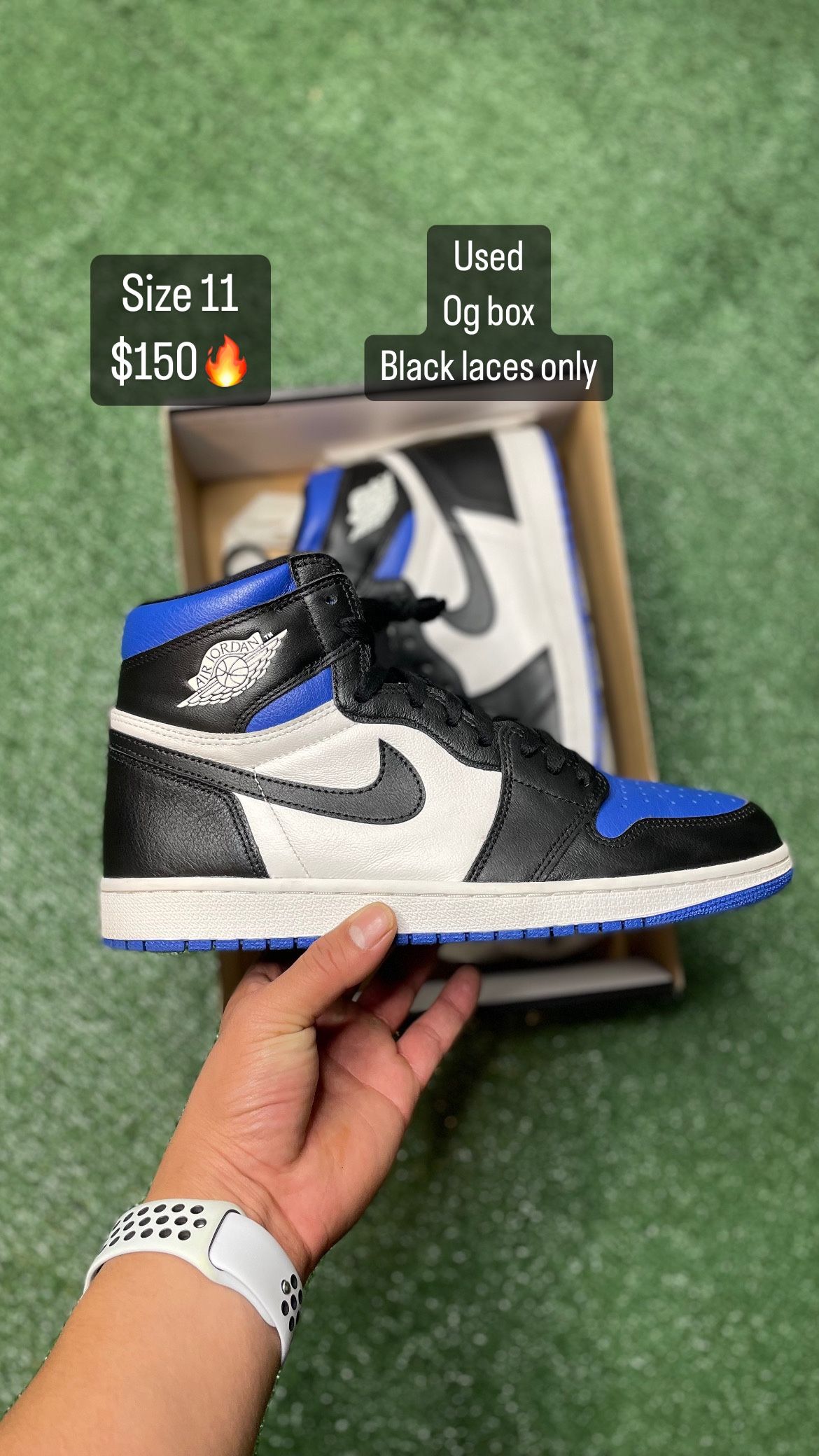 jordan 1 royal toe for sale