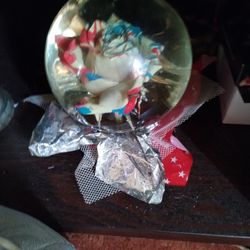 Large Globe  Real Rose Inside 20 It's Very Heavy 