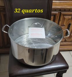 Olla de 32Qt. Con parrilla y divisor. Princess House. 🌻$350🌻