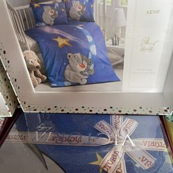 Crib Bedding Set! 100% Cotton! $40