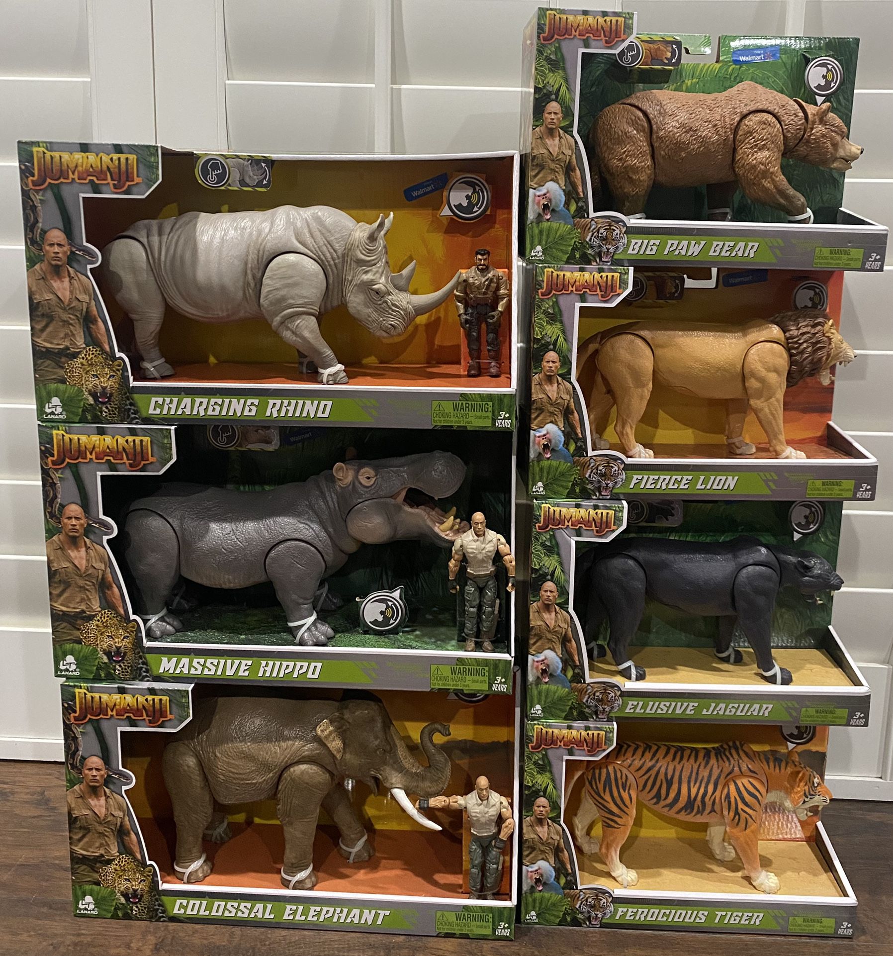 NEW Jumanji Movie Set of 7 Creature/Animal Figures w/ Sounds - Set for $70  for Sale in Montclair, CA - OfferUp