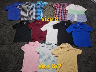 Size 8 boys shirts