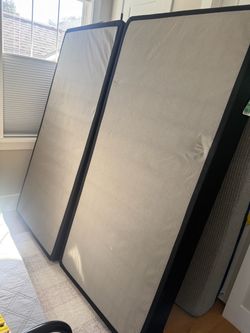 2Twin XL (King) box springs and foam mattress