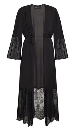 BCBG Maxazria lace robe jacket