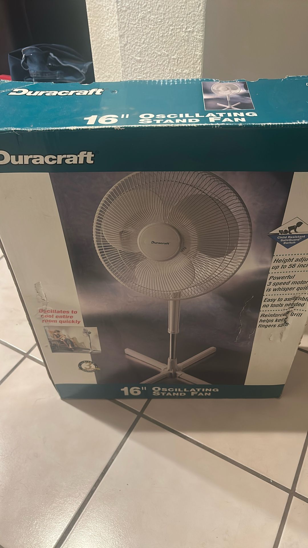 16” Oscillating Fan