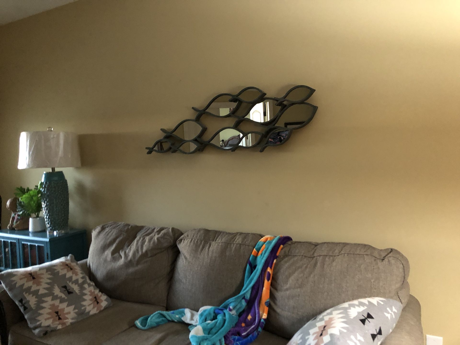 Mirror Like Fish Wall Decoration