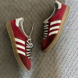Gucci Adidas Gazelle Red - Size 11