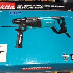 Hammer drill Makita corded angle grinder HR2641X1