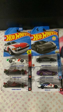 6 hot wheels