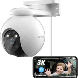 360 Outdoor Auto-Zoom Tracking Security Camera, 3K, 12 Pre-Set dots Tracki
