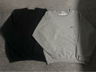 Nike Crewneck Sweatshirt Bundle – Grey & Black