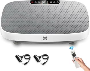 Vibration Plate Exercise Machine for Lymphatic Drainage 120 Speeds & 5 Presets, Whole Body Workout Equipment, 400 lbs Capacity, Quiet & Powerful, for