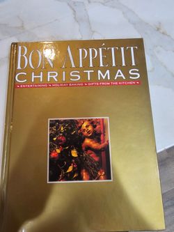 Bon Appétit Christmas Hardcover 1994 First Edition Entertaining, Holiday Baking, Gifts from the Kitchen