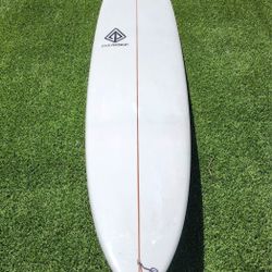 Paragon 9’0 White Retro Noserider Surfboard Longboard