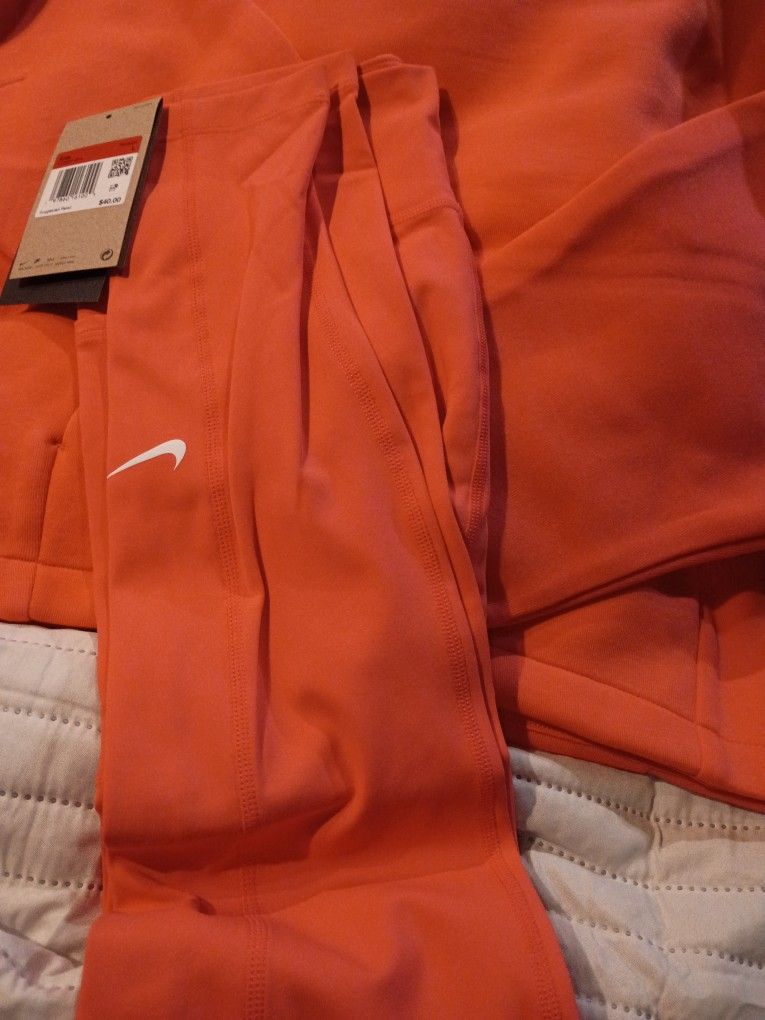 Nike Brand New Sweat Track Suit Pants Sweatshirt Jogging Jogger Girls Large Top M Bottoms 