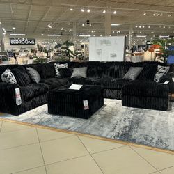 Ashley Sectional Midnight Madness 