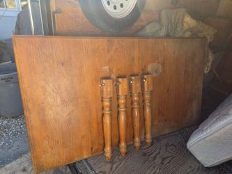 Table and four chairs free