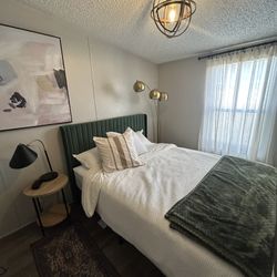 Queen Bed & mattress