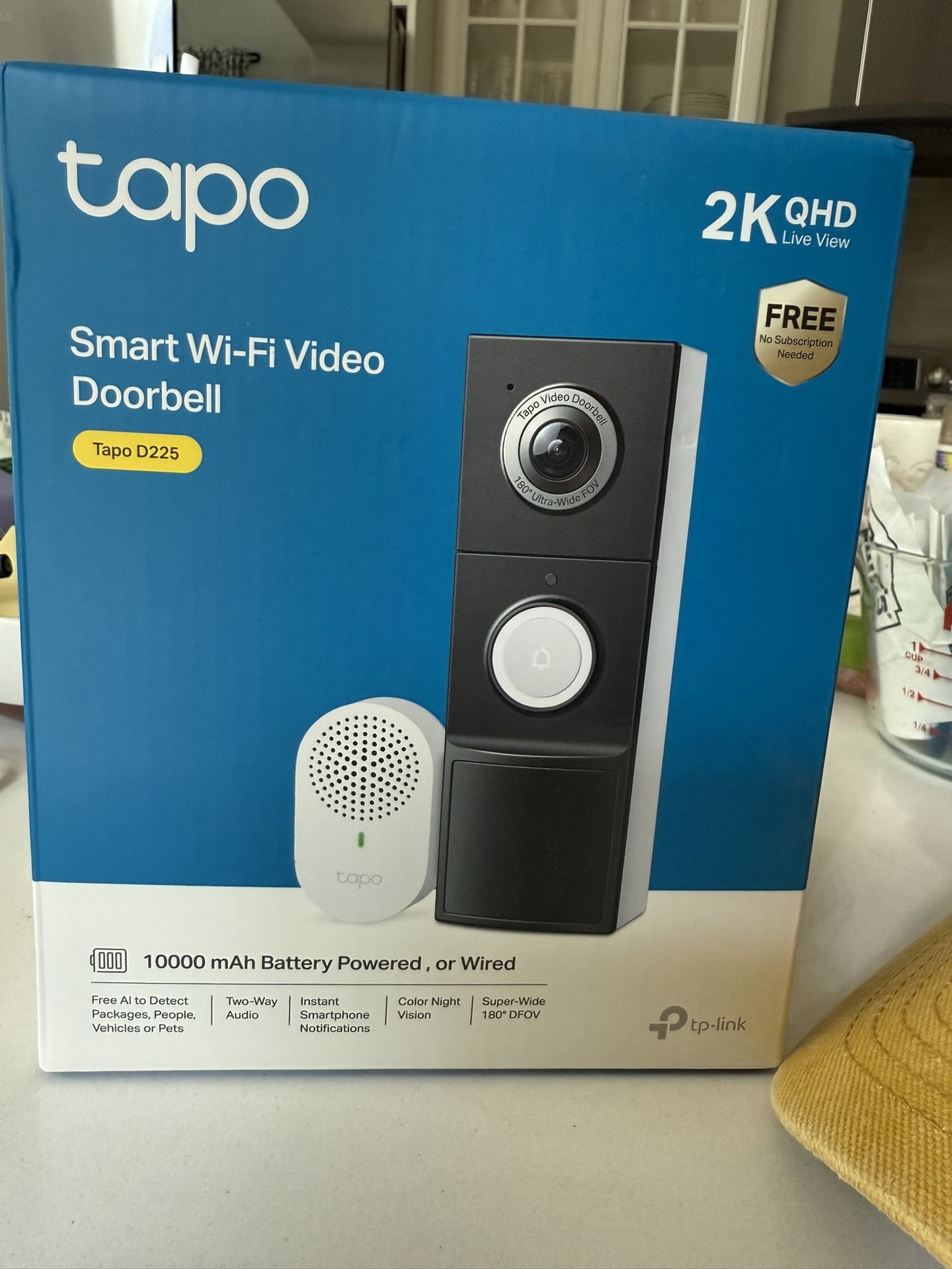 Tapo Smart Wi-Fi Video Doorbell