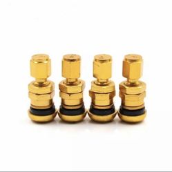 RAYS STYLE FORGED ALUMINUM VALVE STEMS - GOLD
