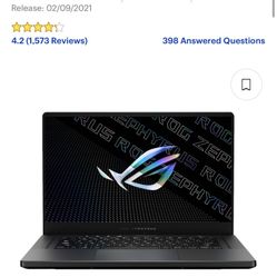 Asus Rog Zephyrus 15.6inch Ryzen 9 3070