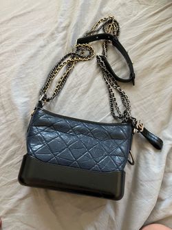 Gabrielle hobo bag mini size dark blue