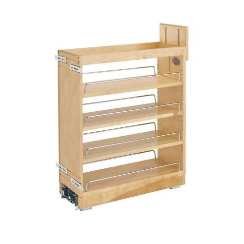 8 in. Kitchen Pull Out Cabinet Organizer with Shelves