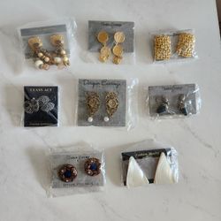 8 pairs of earrings - take all.