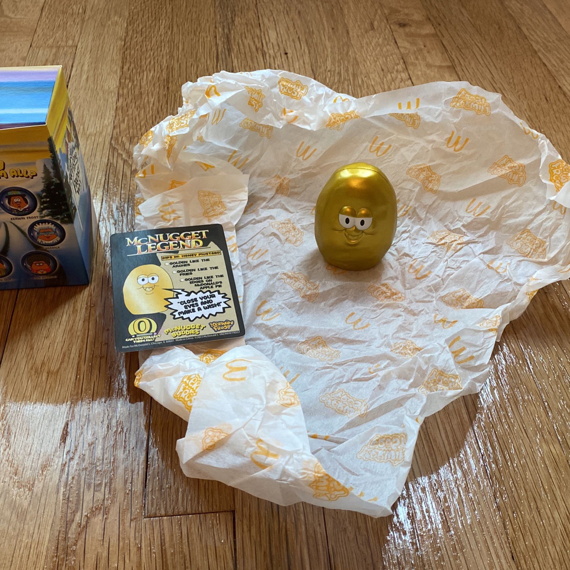 McDonalds Kerwin Frost Golden Nugget (Open Box) McNugget Legend